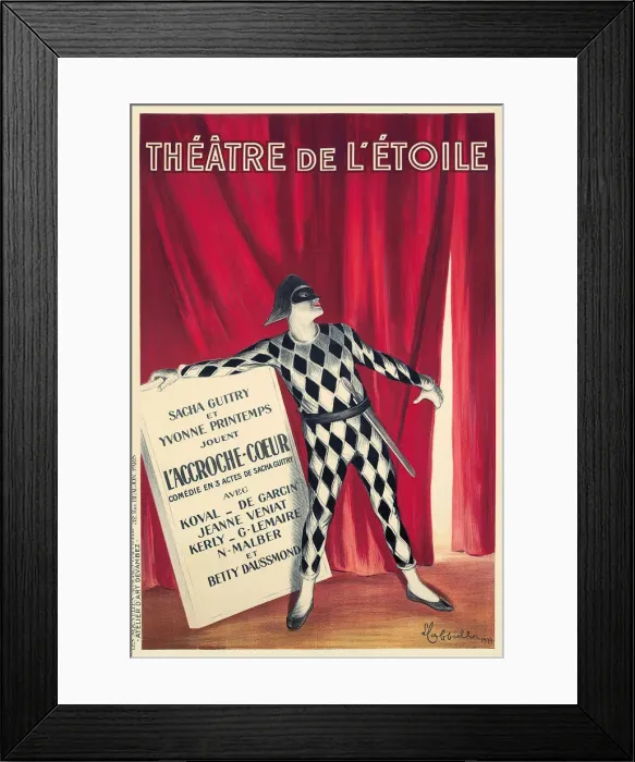 Framed Print : Theatre de l Etoile, 1923. Creator: Cappiello, Leonetto (1875-1942) Framed Print : Theatre de l Etoile, 1923. Creator: Cappiello, Leonetto (1875-1942)