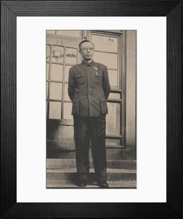 Framed Print : Puyi the last Emperor of China, in his later years. Creator: Anonymous Framed Print : Puyi the last Emperor of China, in his later years. Creator: Anonymous