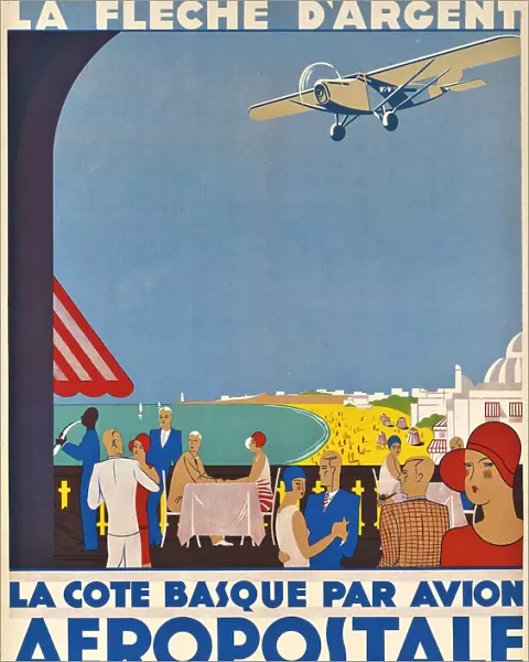 Aeropostale. La Cote Basque, ca 1928-1930. Creator: Anonymous