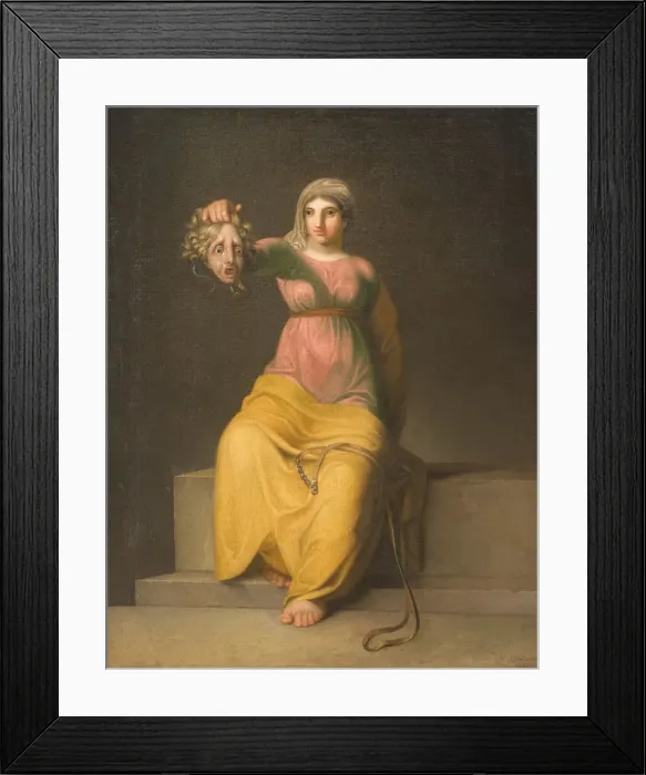 Framed Print : Theology. Allegorical Figure, 1800. Creator: Abildgaard, Nicolai Abraham (1743-1809) Framed Print : Theology. Allegorical Figure, 1800. Creator: Abildgaard, Nicolai Abraham (1743-1809)