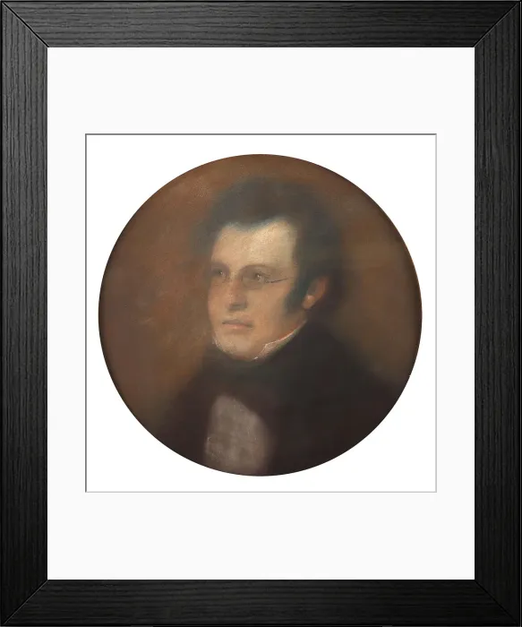 Framed Print : Portrait of Franz Schubert (1797-1828), c. 1900. Creator: Anonymous Framed Print : Portrait of Franz Schubert (1797-1828), c. 1900. Creator: Anonymous
