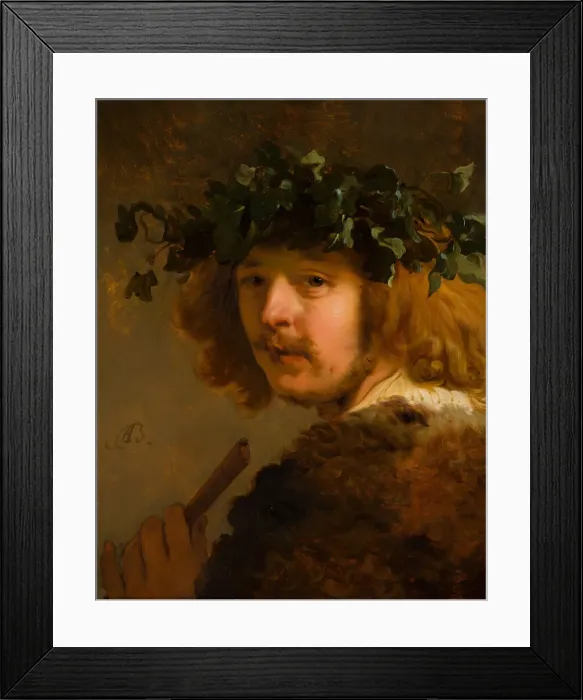Framed Print : Shepherd with a flute (Self-Portrait), ca 1637. Creator: Backer, Jacob Adriaensz Framed Print : Shepherd with a flute (Self-Portrait), ca 1637. Creator: Backer, Jacob Adriaensz
