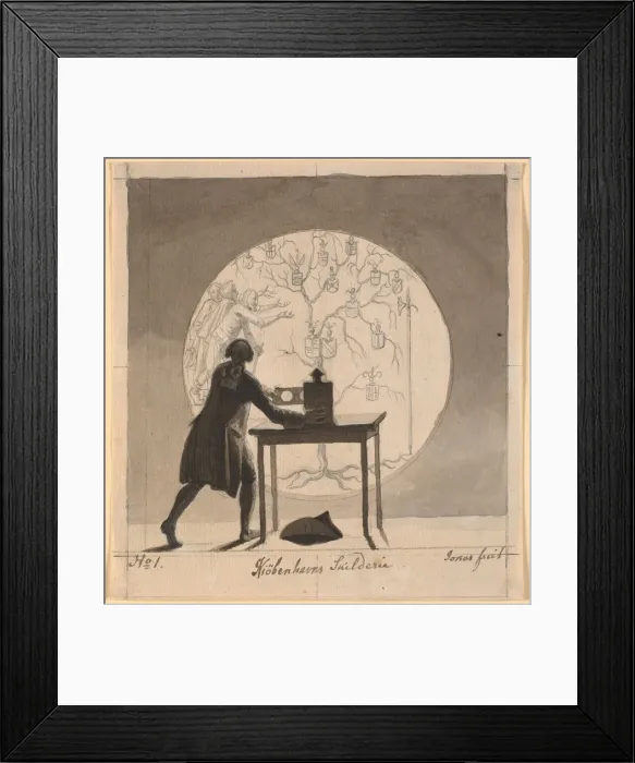 Framed Print : Laterna Magica, 1786-1788. Creator: Abildgaard, Nicolai Abraham (1743-1809) Framed Print : Laterna Magica, 1786-1788. Creator: Abildgaard, Nicolai Abraham (1743-1809)