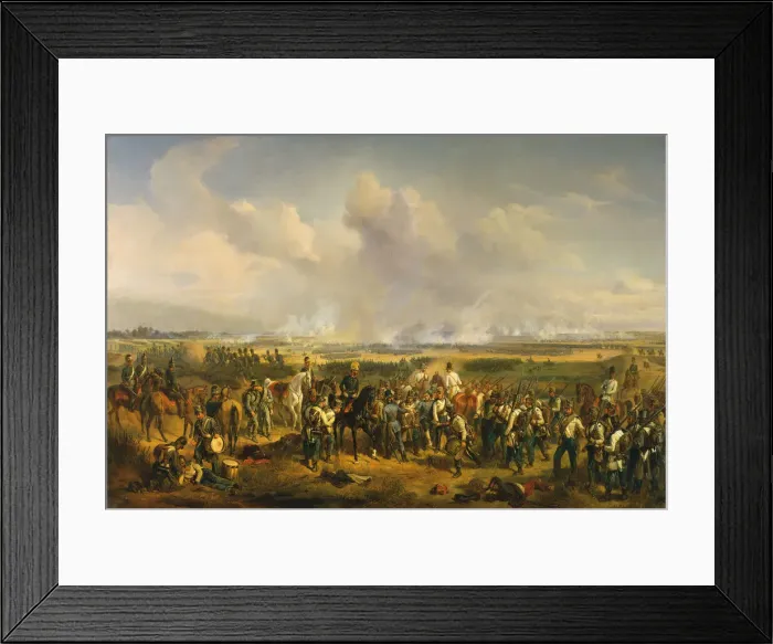 Framed Print : The Battle of Sz?reg on 5 August 1849, 1853. Creator: Adam, Albrecht (1786-1862) Framed Print : The Battle of Sz?reg on 5 August 1849, 1853. Creator: Adam, Albrecht (1786-1862)