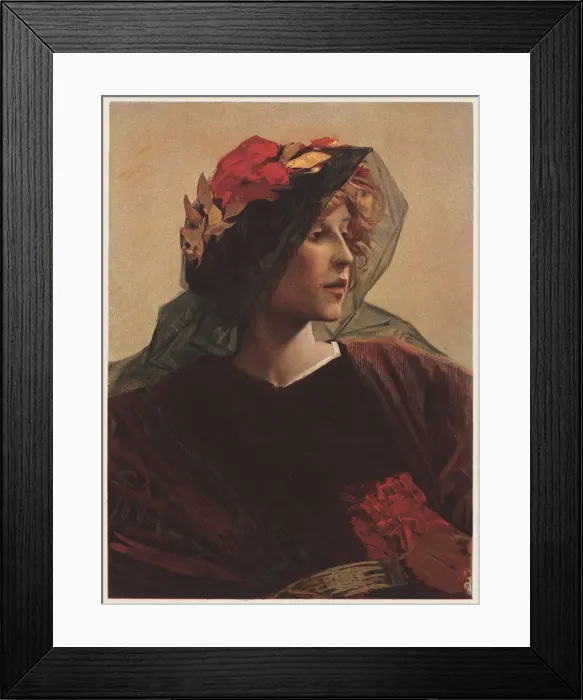 Framed Print : Imperia, ca 1899. Creator: Agache, Alfred (1843-1915) Framed Print : Imperia, ca 1899. Creator: Agache, Alfred (1843-1915)
