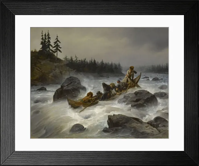 Framed Print : The Duke of Orleans on the Muonio River in Lapland, August 1795, 1840 Framed Print : The Duke of Orleans on the Muonio River in Lapland, August 1795, 1840