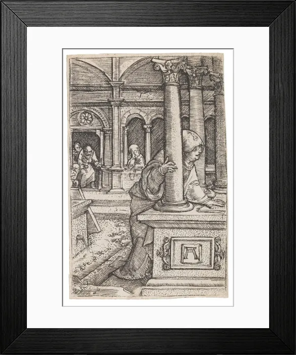 Framed Print : Virgin Mary searching for the twelve-year-old Jesus in the Temple, c. 1519 Framed Print : Virgin Mary searching for the twelve-year-old Jesus in the Temple, c. 1519