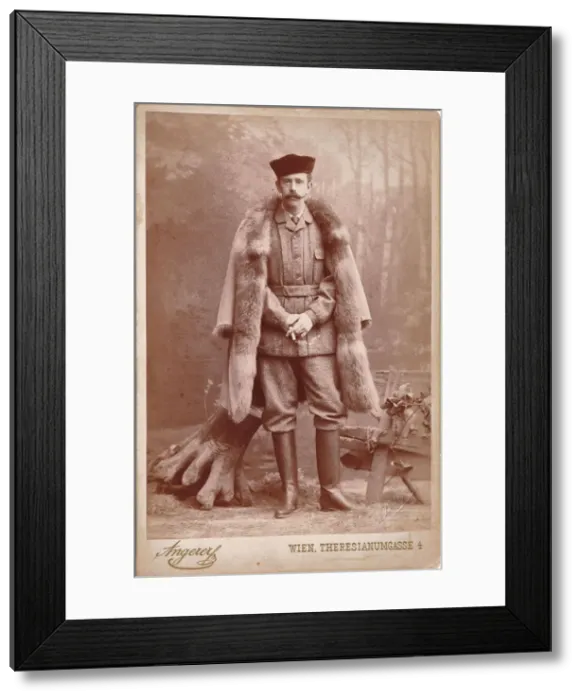 Framed Print : Rudolf, Crown Prince of Austria (1858-1889), 1889. Creator: Angerer, Victor (1839-1894) Framed Print : Rudolf, Crown Prince of Austria (1858-1889), 1889. Creator: Angerer, Victor (1839-1894)