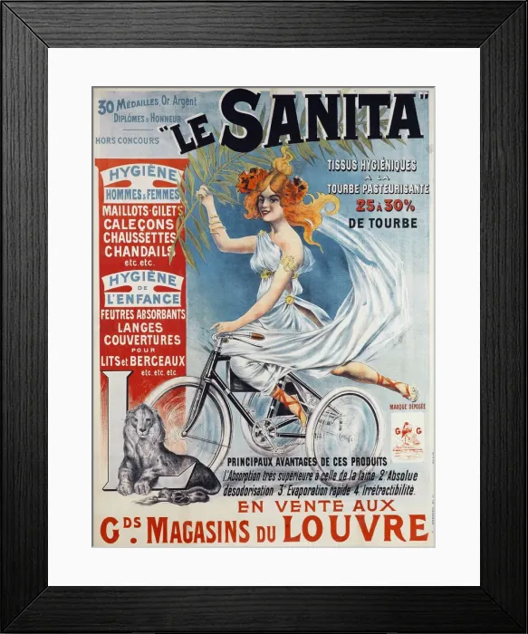Framed Print : Le Sanita, ca 1890-1895. Creator: Anonymous Framed Print : Le Sanita, ca 1890-1895. Creator: Anonymous