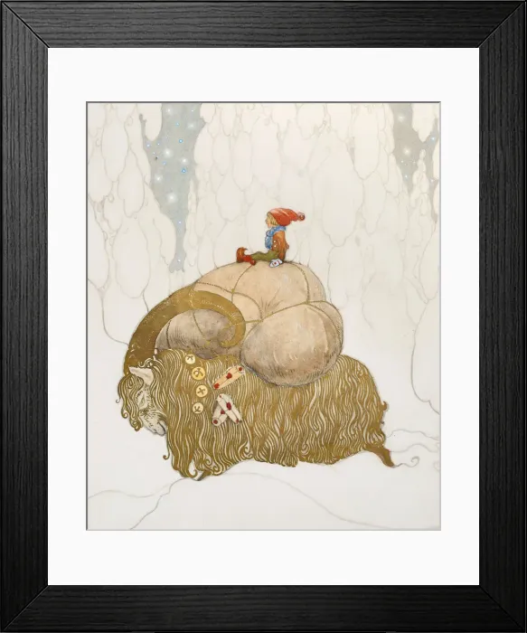 Framed Print : Julbocken (Christmas song), 1912. Creator: Bauer, John (1882-1918) Framed Print : Julbocken (Christmas song), 1912. Creator: Bauer, John (1882-1918)