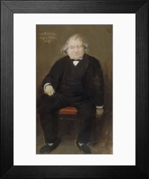 Framed Print : Portrait of Ernest Renan (1823-1892), 1889. Creator: Beraud, Jean (1849-1936) Framed Print : Portrait of Ernest Renan (1823-1892), 1889. Creator: Beraud, Jean (1849-1936)