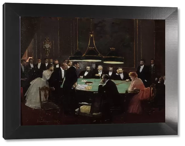 La salle de jeux du casino, 1889. Creator: Beraud, Jean (1849-1936)