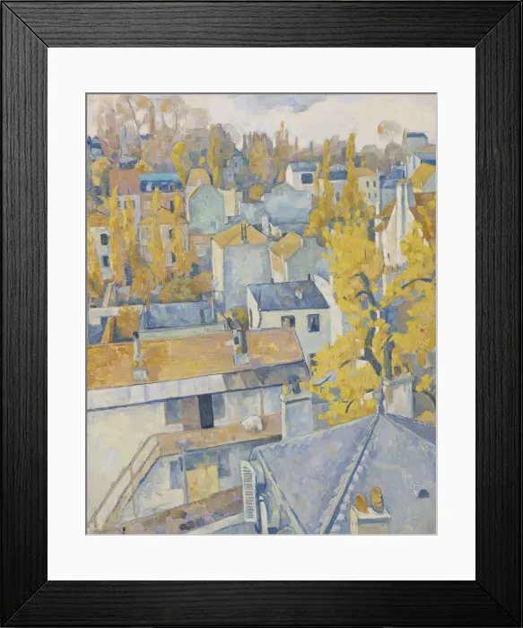 Framed Print : Rooftop view, 1890. Creator: Bernard, Emile (1868-1941)