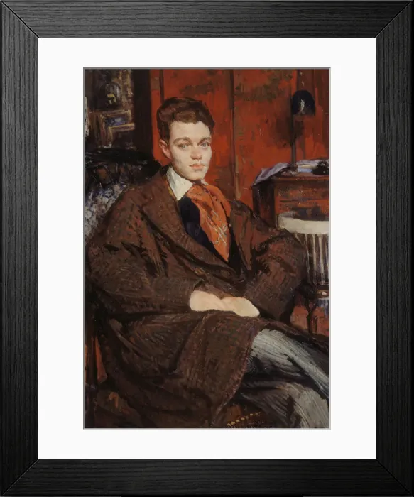 Framed Print : Portrait of ReneCrevel (1900-1935), 1928. Creator: Blanche Framed Print : Portrait of ReneCrevel (1900-1935), 1928. Creator: Blanche