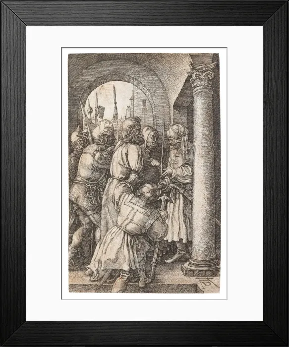 Framed Print : Christ Before Pilate, 1512. Creator: Dürer, Albrecht (1471-1528) Framed Print : Christ Before Pilate, 1512. Creator: Dürer, Albrecht (1471-1528)