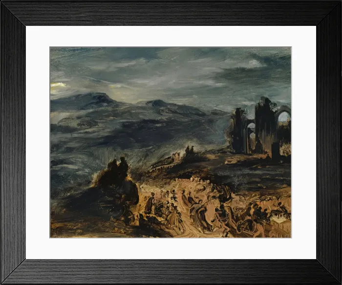 Framed Print : The Witches Sabbath, c. 1832. Creator: Delacroix, Eugene (1798-1863) Framed Print : The Witches Sabbath, c. 1832. Creator: Delacroix, Eugene (1798-1863)