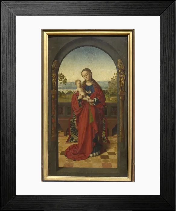 Framed Print : Virgin and Child, c. 1450. Creator: Christus, Petrus (1410 / 20-1475 / 76) Framed Print : Virgin and Child, c. 1450. Creator: Christus, Petrus (1410 / 20-1475 / 76)