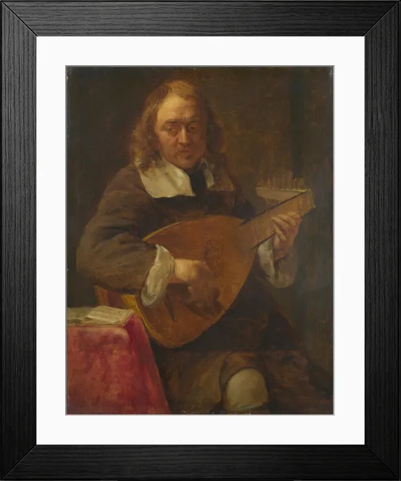 Framed Print : Hearing. From the Series The Five Senses, before 1661. Creator: Coques Framed Print : Hearing. From the Series The Five Senses, before 1661. Creator: Coques