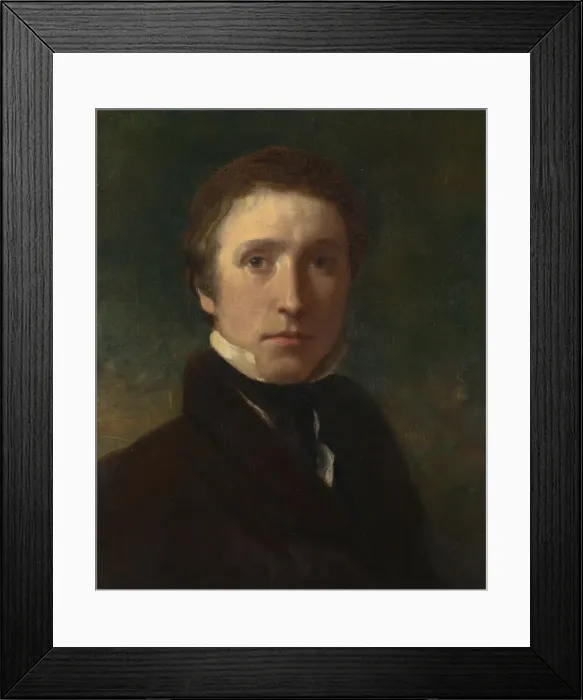 Framed Print : Self Portrait at the Age of about Nineteen, ca 1819. Creator: Boxall Framed Print : Self Portrait at the Age of about Nineteen, ca 1819. Creator: Boxall