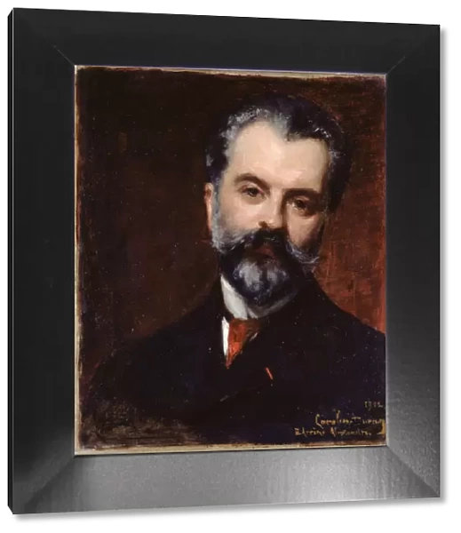 Portrait of Arsene Alexandre (1859-1937), 1902. Creator: Carolus-Duran