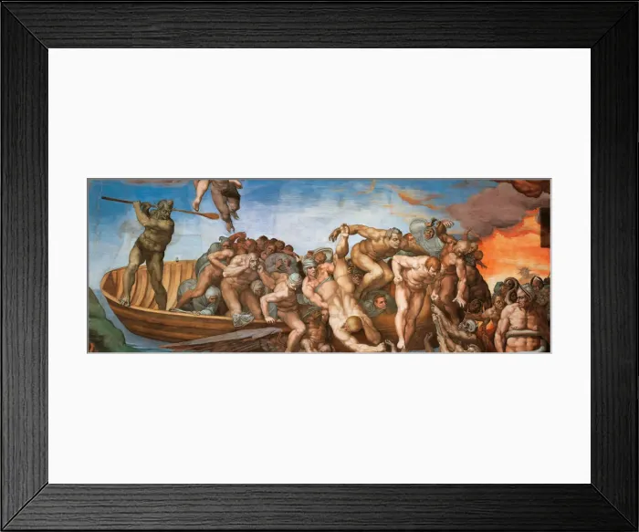 Framed Print : The Last Judgment (Fresco of the Sistine Chapel in the Vatican), 1536-1541 Framed Print : The Last Judgment (Fresco of the Sistine Chapel in the Vatican), 1536-1541
