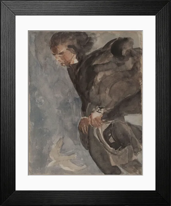 Framed Print : Beethoven. Creator: Bourdelle, Antoine (1861-1929) Framed Print : Beethoven. Creator: Bourdelle, Antoine (1861-1929)
