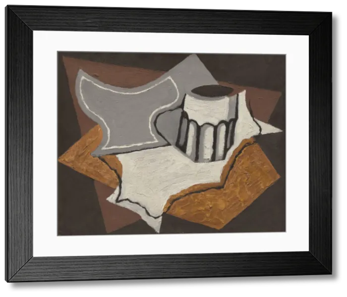 Framed Print : Le gobelet, 1927. Creator: Gris, Juan (1887-1927) Framed Print : Le gobelet, 1927. Creator: Gris, Juan (1887-1927)