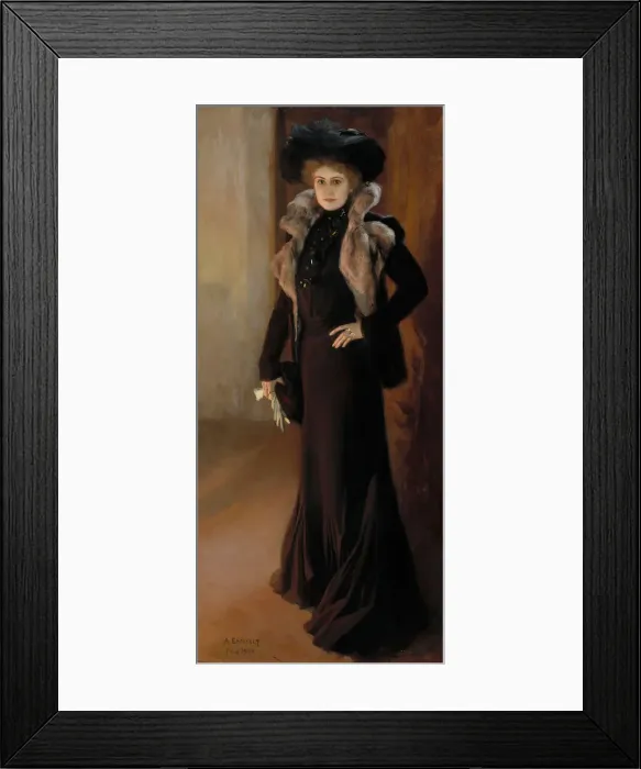 Framed Print : Portrait of the opera singer Aino Ackte(1876-1944), 1901 Framed Print : Portrait of the opera singer Aino Ackte(1876-1944), 1901
