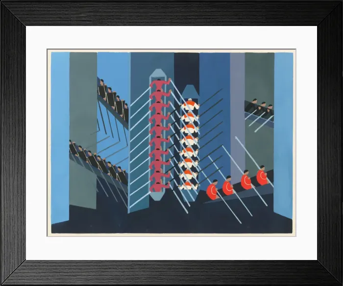 Framed Print : Scenic design from the portfolio Decors de Theatre, 1930 Framed Print : Scenic design from the portfolio Decors de Theatre, 1930