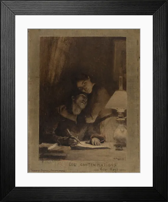 Framed Print : Aimons toujours! Aimons encore!, c. 1886. Creator: Dagnan-Bouveret