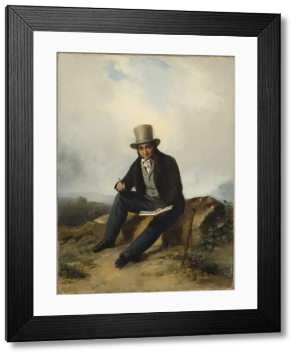 Framed Print : Portrait of AndreJolivard (1787-1851). Creator: Duval Le Camus, Pierre (1790-1854) Framed Print : Portrait of AndreJolivard (1787-1851). Creator: Duval Le Camus, Pierre (1790-1854)