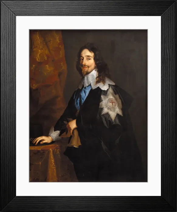 Framed Print : Portrait of King Charles I of England, Scotland and Ireland (1600-1649), End 1630s Framed Print : Portrait of King Charles I of England, Scotland and Ireland (1600-1649), End 1630s
