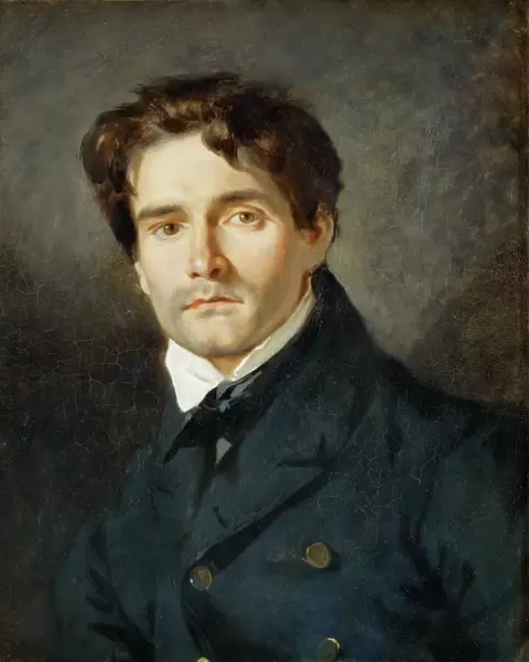Portrait of Leon Riesener (1808-1878), 1835. Creator: Delacroix