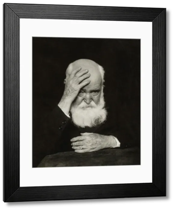 Framed Print : Portrait of the artist Hans Thoma (1839-1924), 1920. Creator: Erfurth, Hugo (1874-1948) Framed Print : Portrait of the artist Hans Thoma (1839-1924), 1920. Creator: Erfurth, Hugo (1874-1948)
