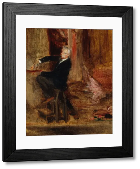 Framed Print : Portrait of Jules Cheret (1836-1933) in his studio, 1892 Framed Print : Portrait of Jules Cheret (1836-1933) in his studio, 1892