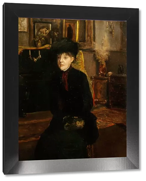 Portrait of Mary Cassatt (1844-1926), 1885. Creator: Blanche