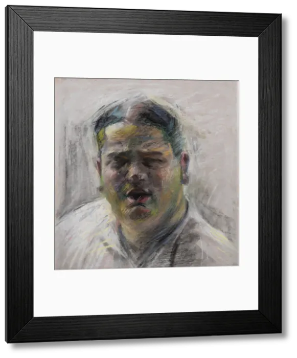 Framed Print : Portrait of Armando Mazza (1884-1964), 1909-1910. Creator: Boccioni, Umberto (1882-1916) Framed Print : Portrait of Armando Mazza (1884-1964), 1909-1910. Creator: Boccioni, Umberto (1882-1916)