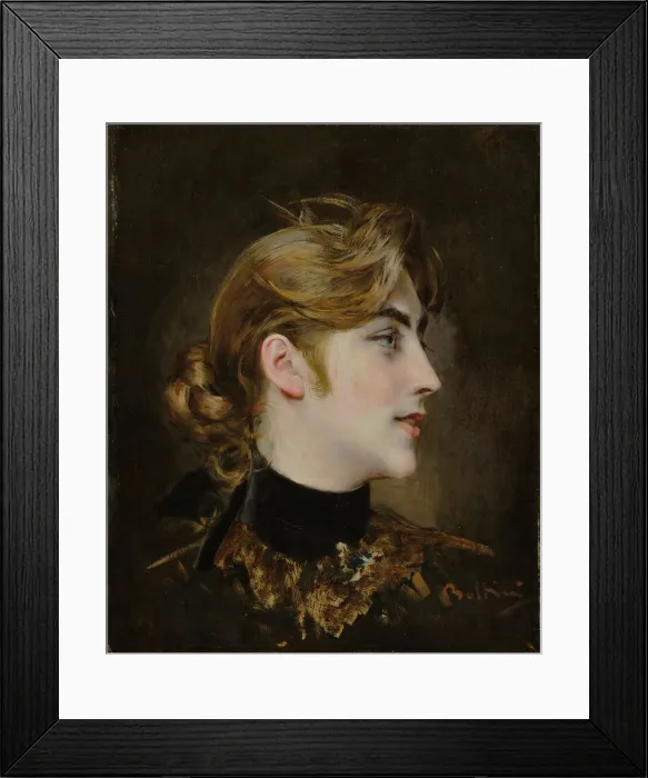 Framed Print : Ritratto di signora, ca 1904. Creator: Boldini, Giovanni (1842-1931) Framed Print : Ritratto di signora, ca 1904. Creator: Boldini, Giovanni (1842-1931)