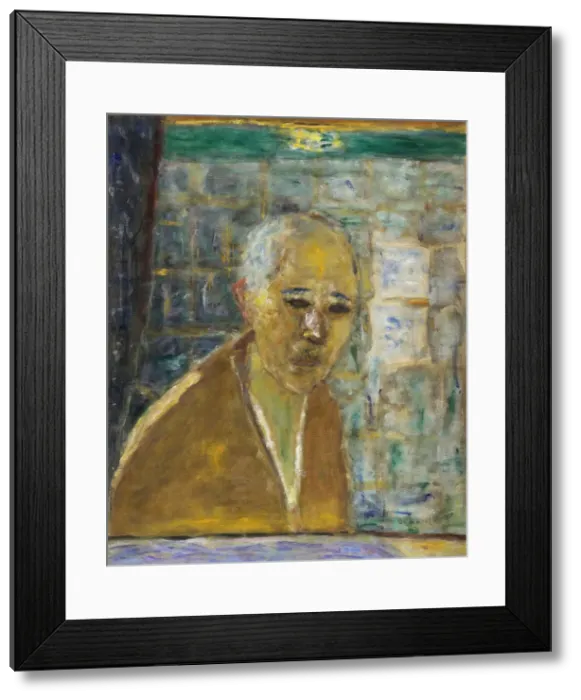 Framed Print : Self-Portrait at the age of 78, 1945. Creator: Bonnard, Pierre (1867-1947) Framed Print : Self-Portrait at the age of 78, 1945. Creator: Bonnard, Pierre (1867-1947)