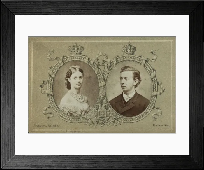 Framed Print : Grand Duke Nicholas Alexandrovich of Russia (1843-1865) and Princess Dagmar of Denmark Framed Print : Grand Duke Nicholas Alexandrovich of Russia (1843-1865) and Princess Dagmar of Denmark