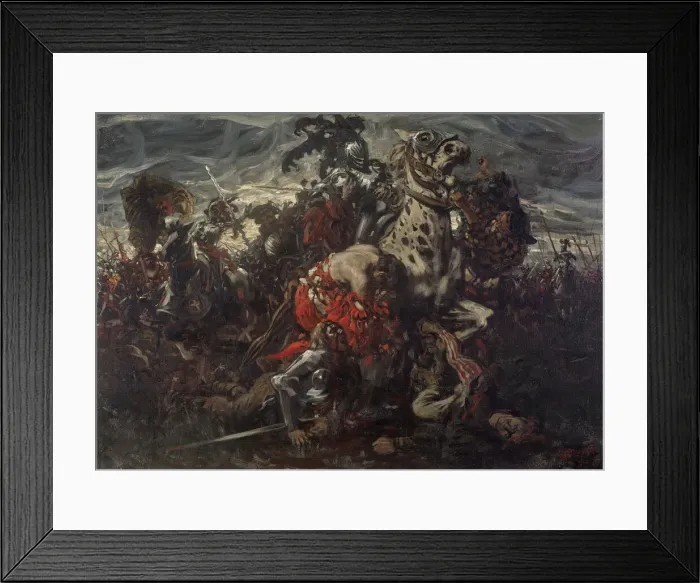 Framed Print : The Battle of Pavia, 1912. Creator: Hassmann, Karl Ludwig (1869-1933) Framed Print : The Battle of Pavia, 1912. Creator: Hassmann, Karl Ludwig (1869-1933)