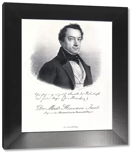 Portrait of Moritz Hermann von Jacobi (1801-1874), 1837. Creator: Hau, Eduard (1807-1887)
