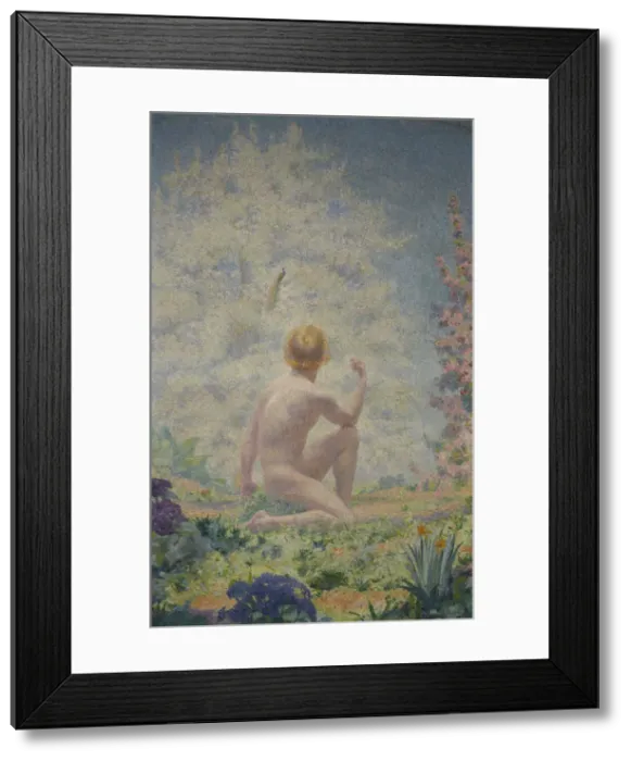Framed Print : Siegfried, 1910. Creator: Haye, Raymond de la (1882-1914) Framed Print : Siegfried, 1910. Creator: Haye, Raymond de la (1882-1914)