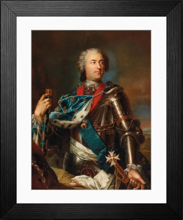 Framed Print : Portrait of the King Louis XV of France (1710-1774). Creator: Heilmann Framed Print : Portrait of the King Louis XV of France (1710-1774). Creator: Heilmann