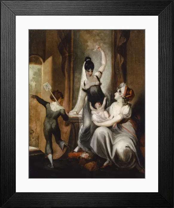 Framed Print : A Mother with her Family in the Country, 1806-1807. Creator: Füssli (Fuseli) Framed Print : A Mother with her Family in the Country, 1806-1807. Creator: Füssli (Fuseli)