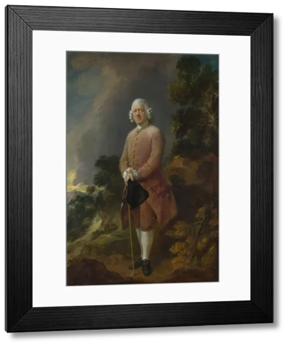 Framed Print : Portrait of Dr Ralph Schomberg (1714-1792), ca 1770. Creator: Gainsborough Framed Print : Portrait of Dr Ralph Schomberg (1714-1792), ca 1770. Creator: Gainsborough