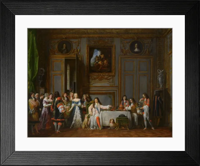 Framed Print : Moliere Honored by Louis XIV, 1824. Creator: Garneray Framed Print : Moliere Honored by Louis XIV, 1824. Creator: Garneray