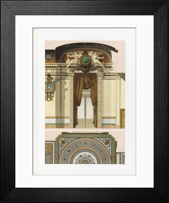 Framed Print : Le nouvel Opera de Paris, 1880. Creator: Garnier, Charles (1825-1898) Framed Print : Le nouvel Opera de Paris, 1880. Creator: Garnier, Charles (1825-1898)