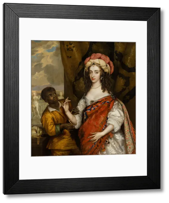 Framed Print : Portrait of Mary Stuart, Princess of Orange (1631-1660), ca 1664 Framed Print : Portrait of Mary Stuart, Princess of Orange (1631-1660), ca 1664