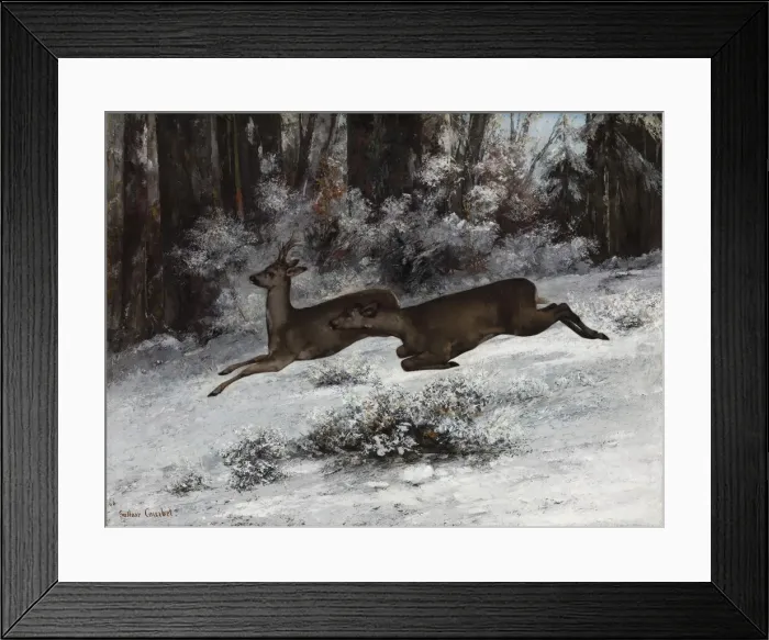 Framed Print : The Ruse, Roe Deer Hunting Episode (Franche-Comte), 1866 Framed Print : The Ruse, Roe Deer Hunting Episode (Franche-Comte), 1866